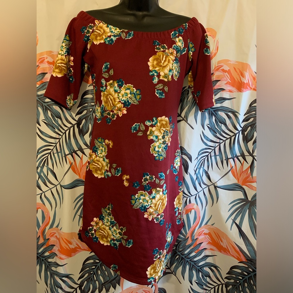 Fashion Magazine Floral Dress Sz S